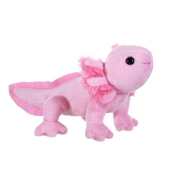 Eco Pocketkins Wild Republic Pink Axolotl Plush Stuffed Animal Toy Kids NWT - Picture 1 of 5
